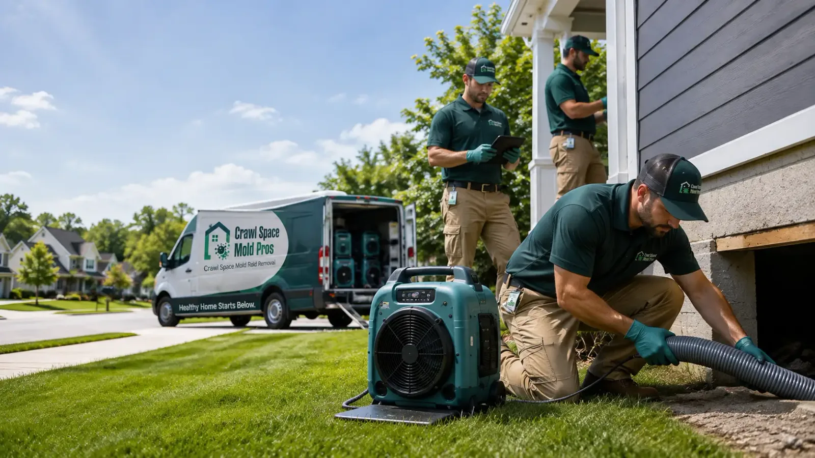 Crawl Space Mold Removal in Baldwin, IL